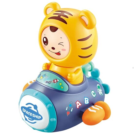 Funny Tiger Changing Face Helicopter – Light & Sound Toy 🚁🐯