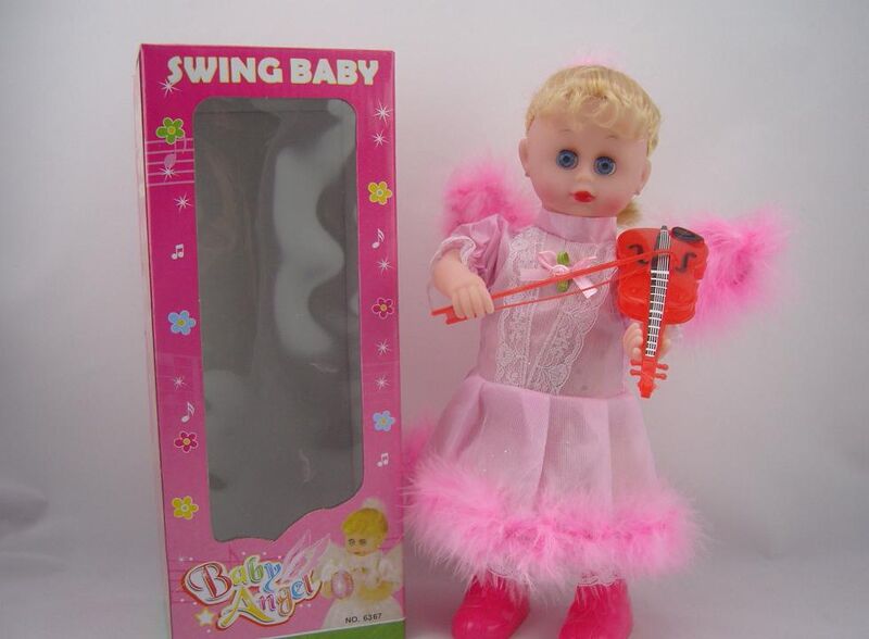 Swing Baby Angel Doll with Violin – Musical Toy 🎀🎻