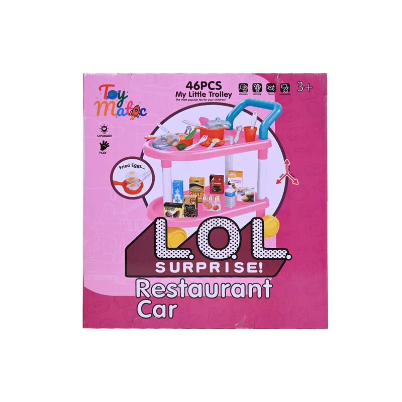 Toy Matic L.O.L. Surprise! My Little Trolley Deluxe Restaurant Car Playset (46 Pieces)
